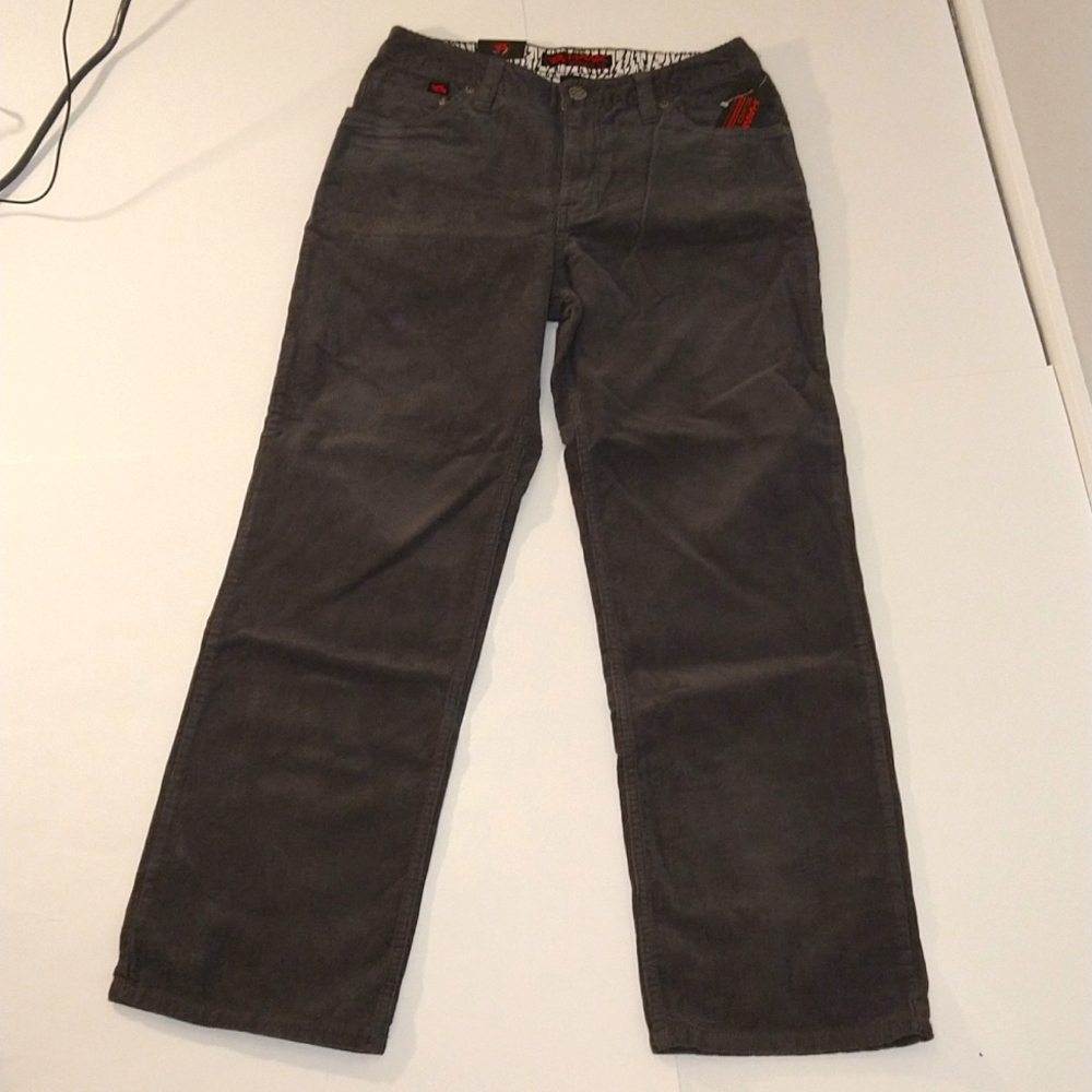 Tony Hawk Gray Quince Corduroy Pants NWT